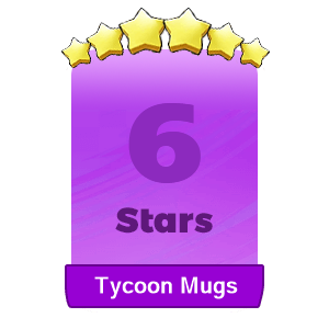 MMOJUGG Monopoly Go Tycoon Mugs 6 Stars-S22-9 Details View of Item Function and Use